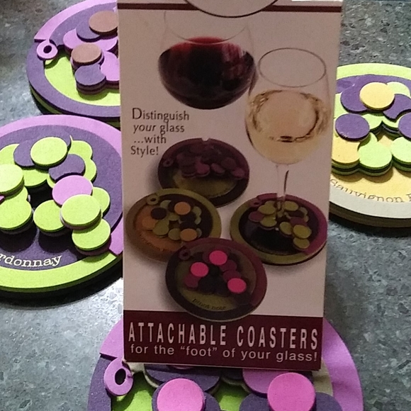 (4) Attachable Coasters - Picture 7 of 14